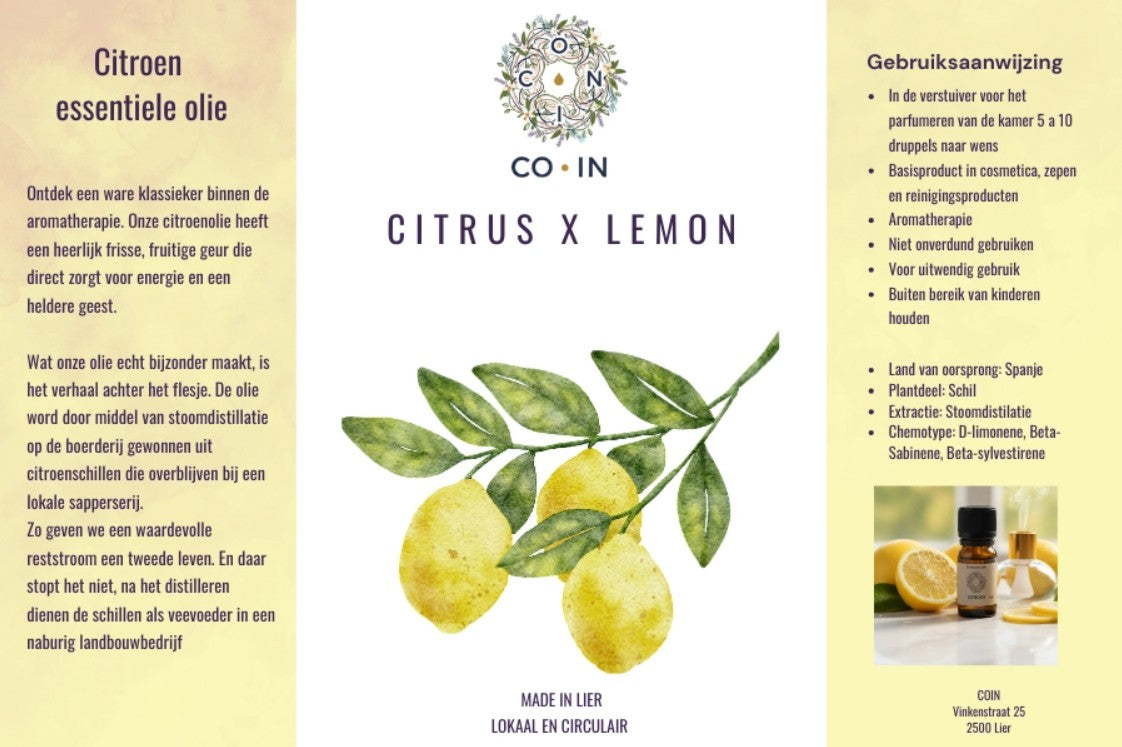 CO•IN Zitronen ätherisches Öl